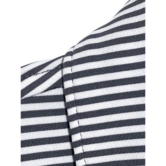 Peter Millar Summer Comfort NBC Sports Striped Polo Shirt Mens XXL Golf Stretch - Picture 5 of 8